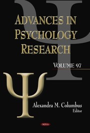 Cover of Advances in Psychology Research