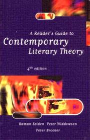 Cover of A reader's guide to contemporary literary theory