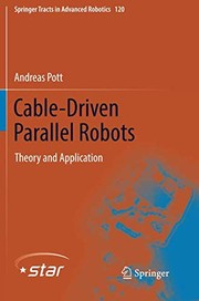 Cover of Cable-Driven Parallel Robots
