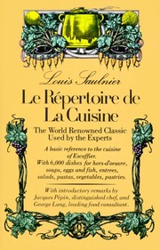 Cover of Le répertoire de la cuisine
