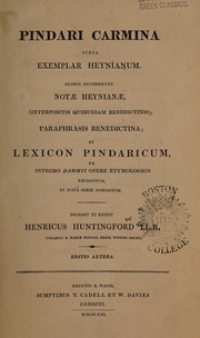 Cover of Pindari Carmina