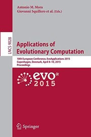 Cover of Applications of Evolutionary Computation