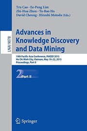 Cover of Advances in Knowledge Discovery and Data Mining