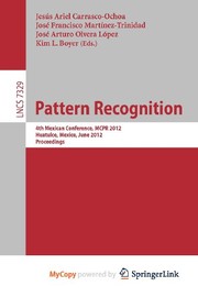 Cover of Pattern Recognition
