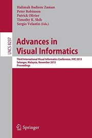 Cover of Advances in Visual Informatics