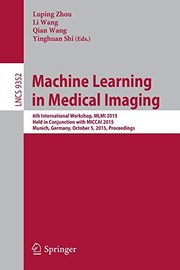 Cover of Machine Learning in Medical Imaging