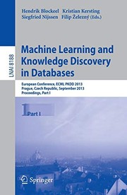 Cover of Machine Learning and Knowledge Discovery in Databases