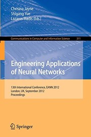 Cover of Engineering Applications of Neural Networks