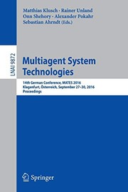 Cover of Multiagent System Technologies