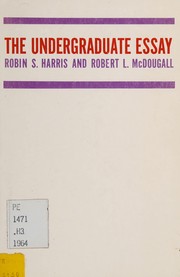 Cover of The undergraduate essay