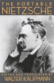 Cover of The portable Nietzsche
