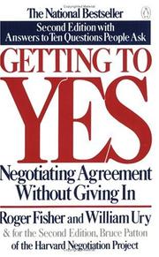 Cover of Getting to yes