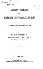 Cover of Sitzungsberichte der Philosophisch-historischen Classe