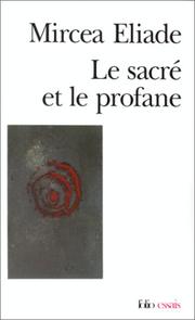 Cover of Le sacré et le profane