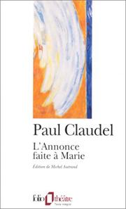 Cover of Annonce Faite a Marie, L'