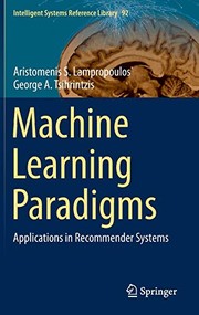 Cover of Machine Learning Paradigms