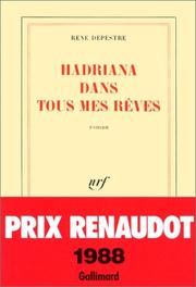 Cover of Hadriana dans tous mes rêves