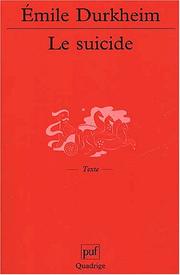 Cover of Le suicide