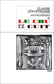 Cover of Le cru et le cuit