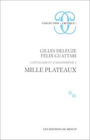Cover of Mille plateaux