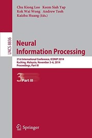 Cover of Neural Information Processing