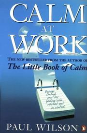 Cover of Calm at work